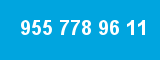 955 778 96 11 955 778 96 11